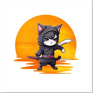 A Ninja Kitten Posters and Art